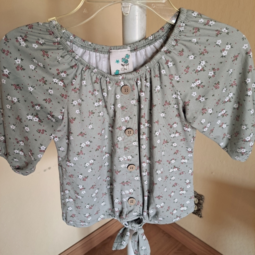 Lily Bleu Girls Front Tie Shirt